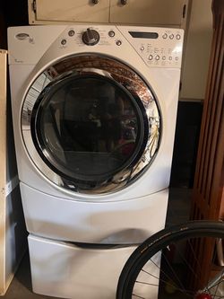 Whirlpool Duet Front-Load Dryer and washer