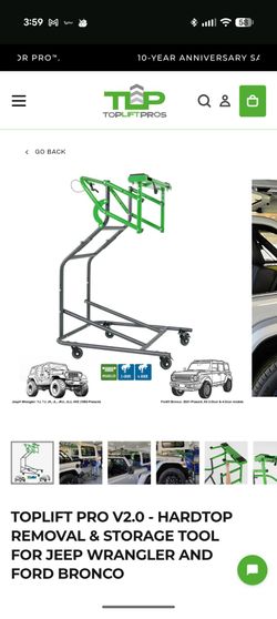 BRAND NEW Toplift Pro for 2 door Bronco