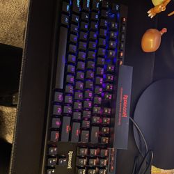 Red Dragon RGB Gaming Keyboard And Razer gaming Mouse 