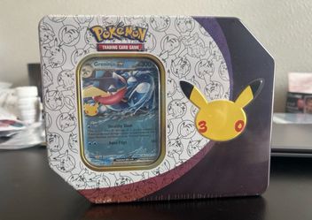 Pokémon TCG 30th Anniversary Celebration Greninja ex Tin Factory Sealed 2026
