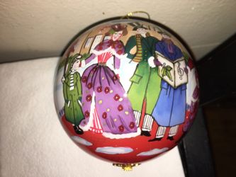 Li Bien Christmas Carolers Drummer Tree ornament