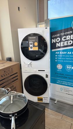 Bespoke Stackable Washer and Ectric Dryer