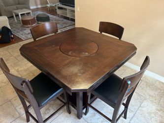 Wood Table and Chairs