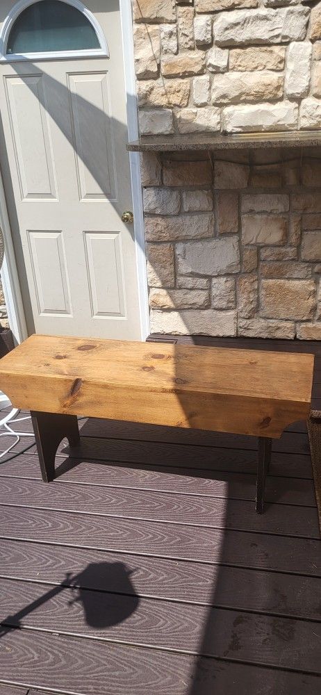Entryway Wooden Bench
