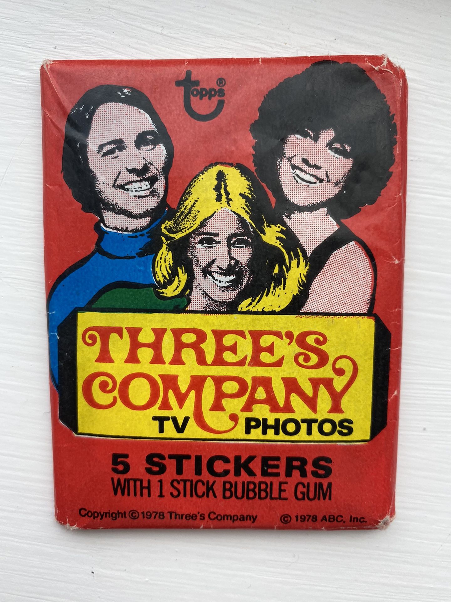 Three’s Company TV Photos Cards Stickers - Full Pack