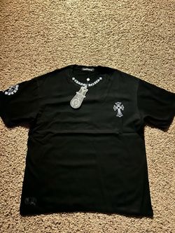 Chrome Hearts Black Graphic T-Shirt with Tags