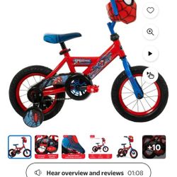 Kids Spiderman Bicycle New Condition 