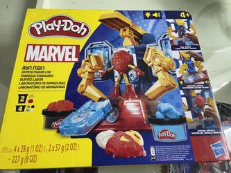 Play-Doh Ironman Armor Lab