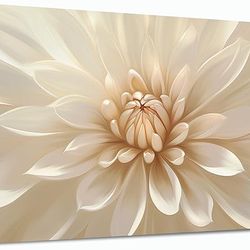 Large Floral Canvas Wall Art