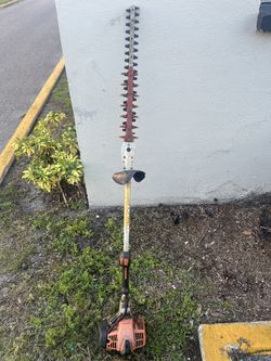 STIHL gas-powered hedge trimmer,