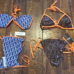 Christian Dior And Fendi Women Two Pice Bikinis