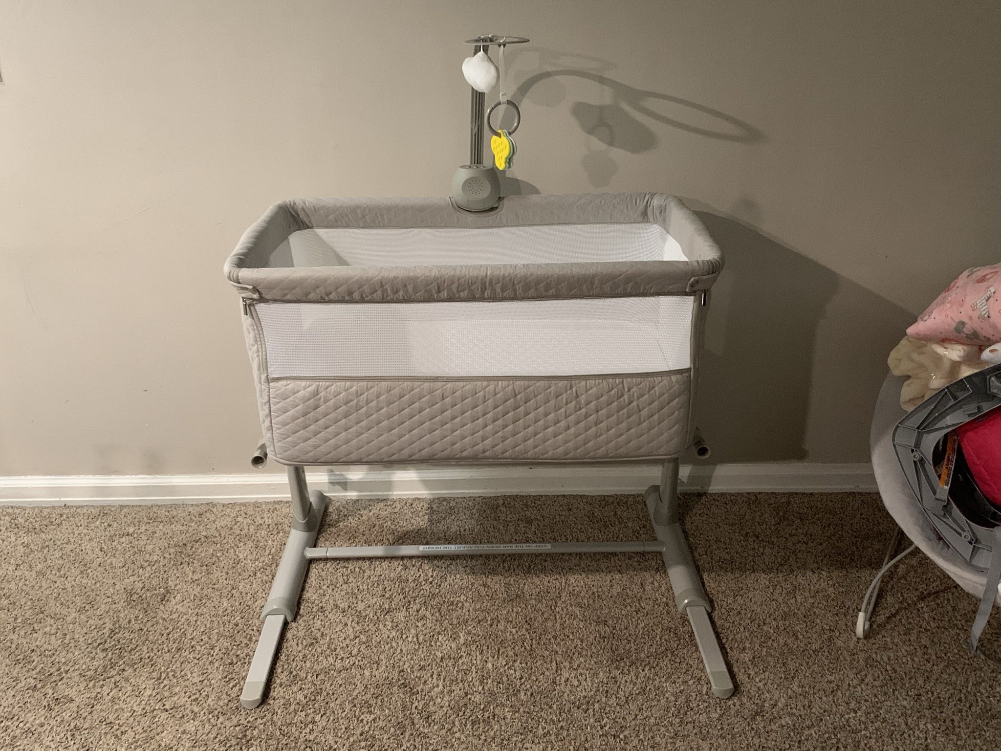 Baby Bassinet, RONBEI Bedside Sleeper, Baby Bed Cribs, Baby Bed to Bed