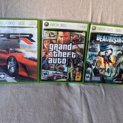 Xbox 360 - GTA IV, Dead Rising, Sleeping Dogs & PGR3