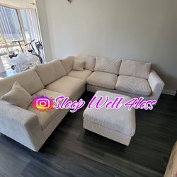 NEW SECTIONAL SOFAS WITH OTTOMAN