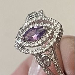 [REDUCED] NEW Amethyst Cocktail Ring -Size 9