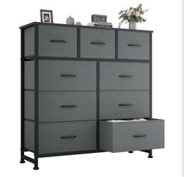 9 Drawer Fabric Dresser