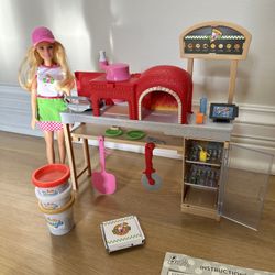 Barbie Pizza Maker Set & Doll
