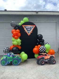 Monster truck balloon decor new