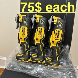 Dewalt XR 3-Speed Oscillating Multi Tool (Tool Only) 75$ each