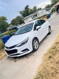 2017 Chevy Cruze , white sedan