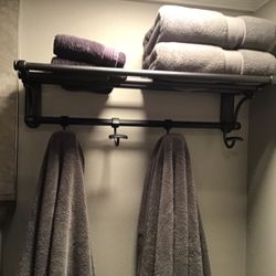 Restoration Hardware Towel Rack