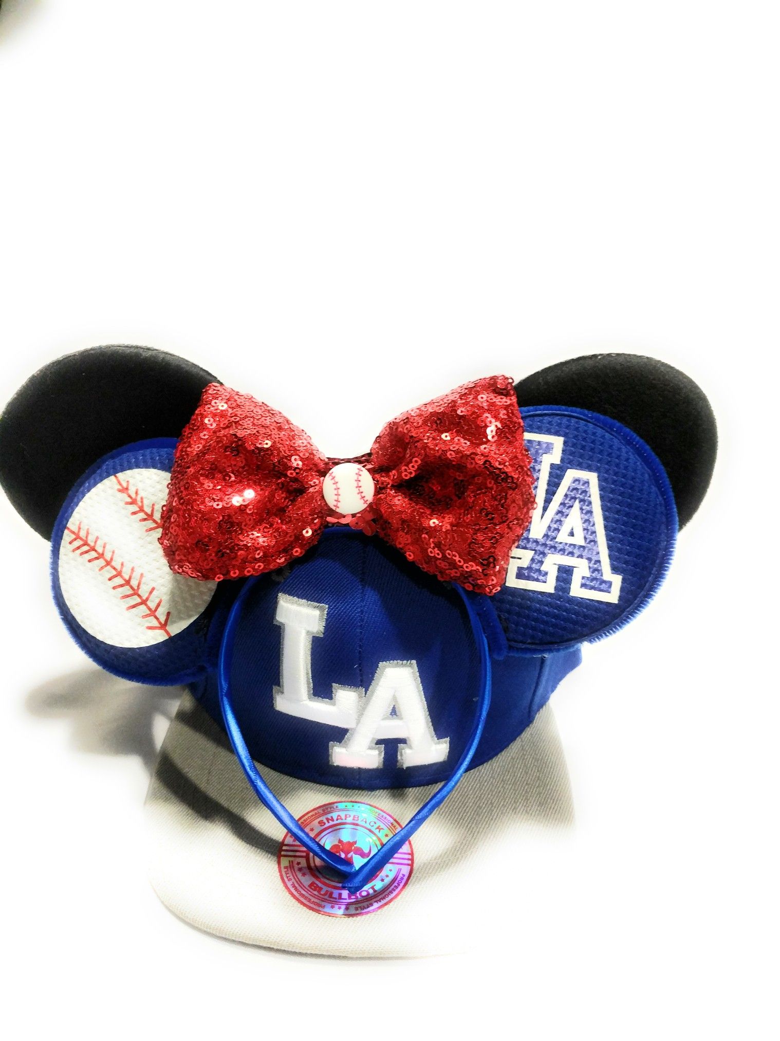 Minnie and Mickey Dodger's headbands
