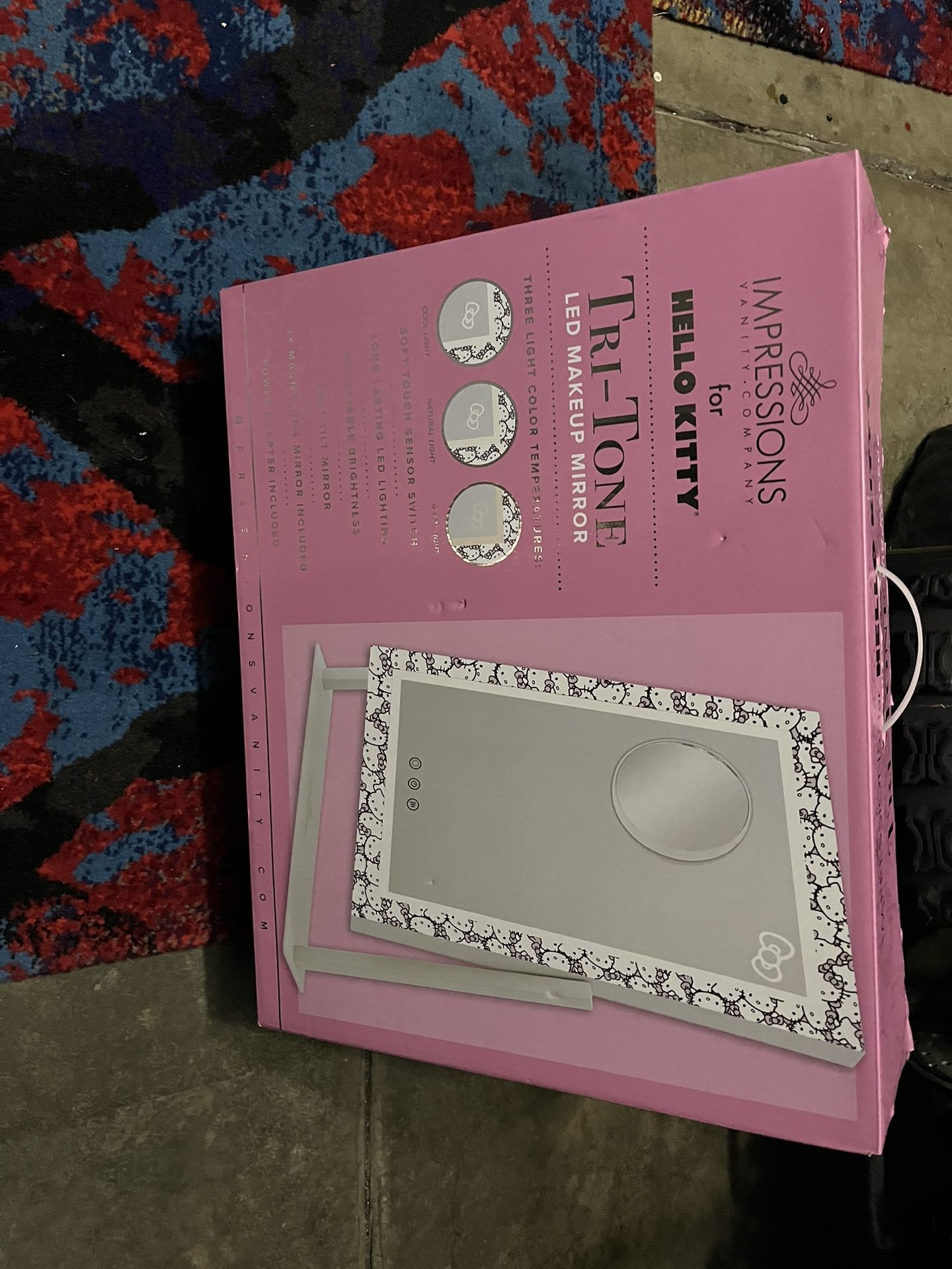 Hello Kitty Led Mirror Like New 