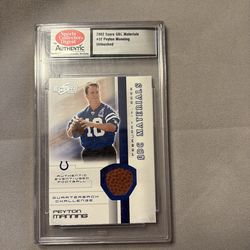2002 Score QBC Materials Peyton Manning #32 HOF 01w7