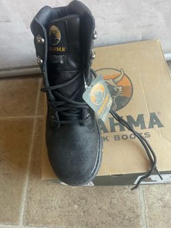 Work boots Steel toe  new in box zapatos con casquillo nuevos