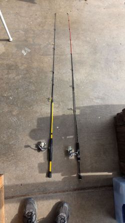 2) crappie rod and reel combos