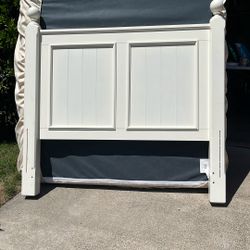 Headboard (full) with bed frame