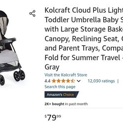NEW* Kolcraft Baby Stroller