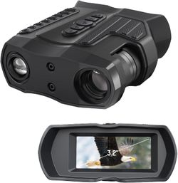 Night Vision Goggles,Night Vision Binoculars for Adults 4K Day Night Wildlife Hunting Spy Military Tactical Digital Infrared Goggles 4000mAh 80X Magni