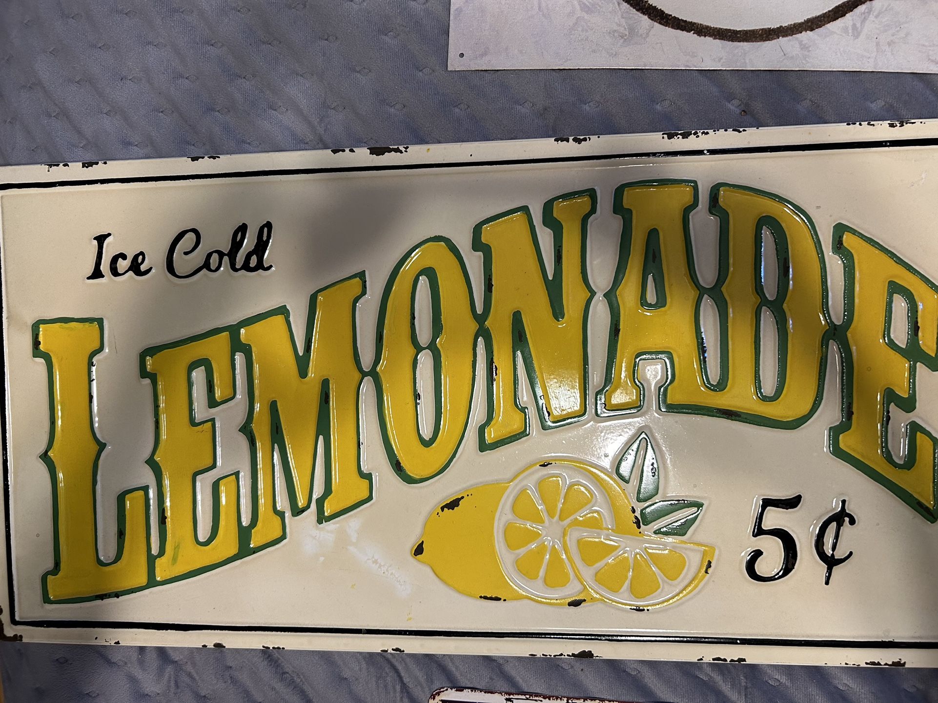 Vintage Lemonade Sign