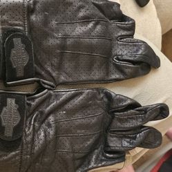 Women's Harley Davidson Leather Riding Gloves