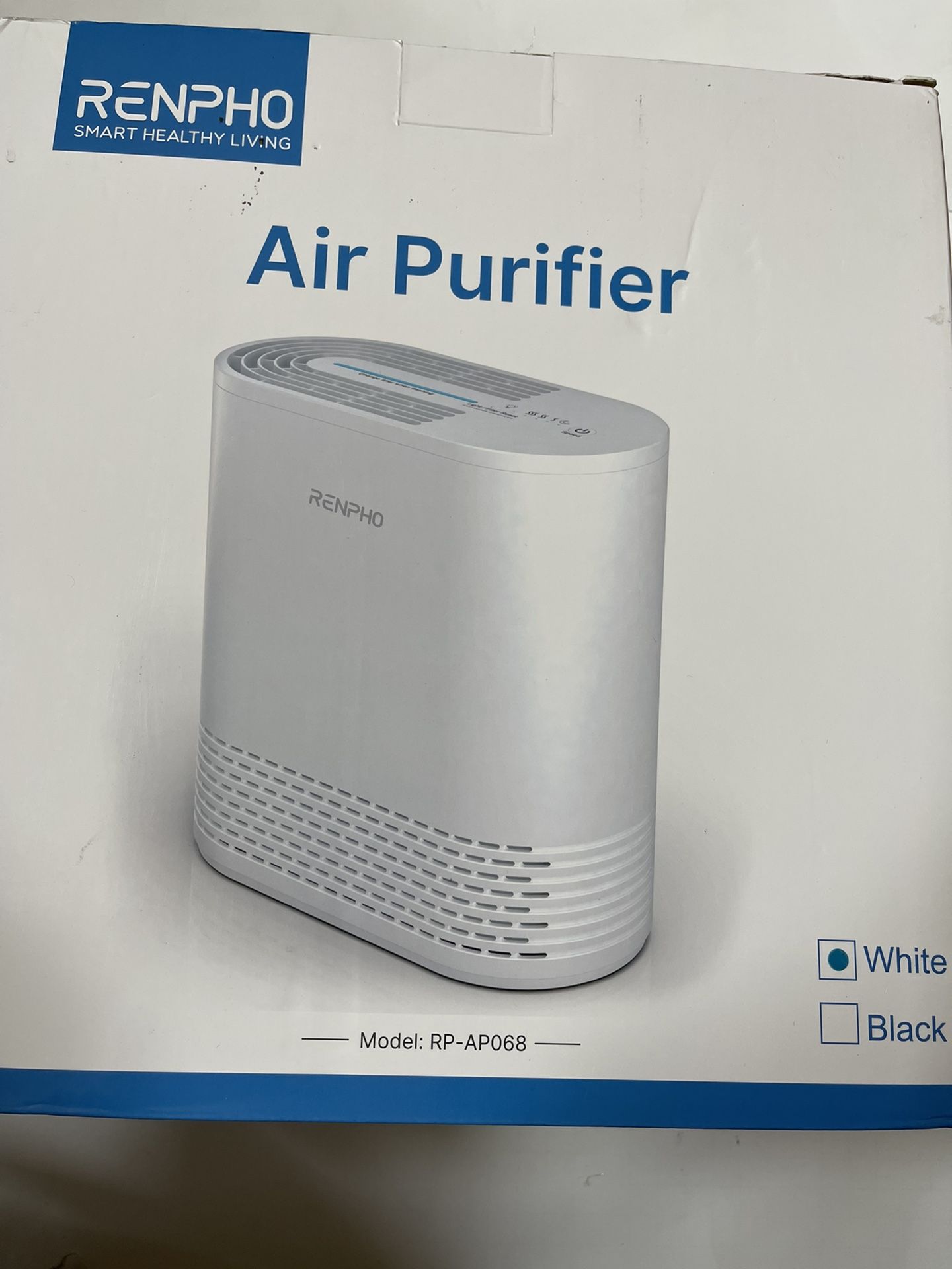RENPHO Air Purifier for Home Bedroom Allergies and Pets Hair, H13 True HEPA Filter, Eliminate 99.97% Odors Smoke Pollen Dust