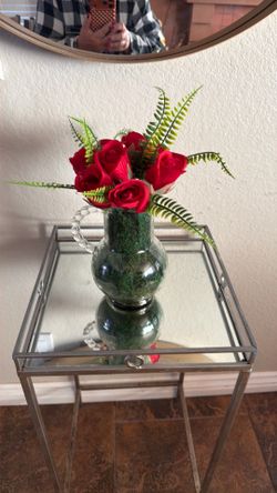 Arreglo de rosas artificiales
