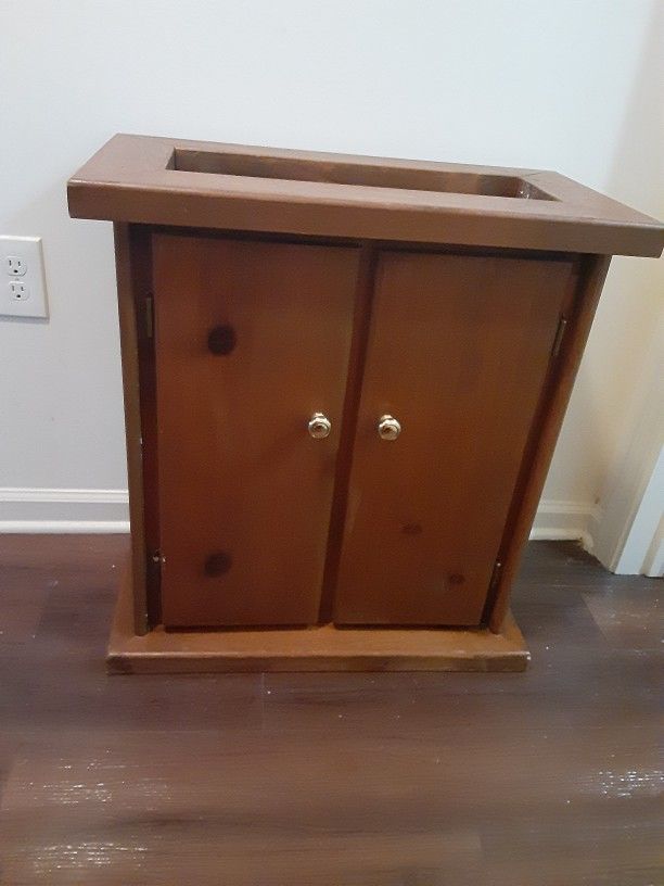 Wood Fish Aquarium Stand