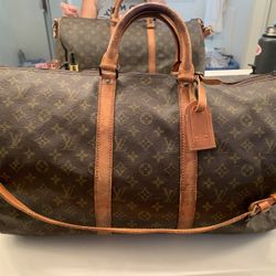 Authentic Louis Vuitton Keepall Bando