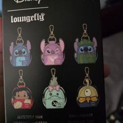 Loungefly Disney Lilo & Stitch Mini Backpack Keychains