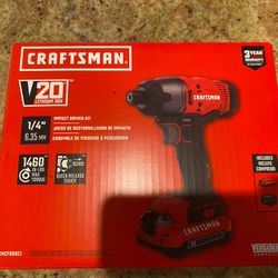 Brand New Craftsman V20 Impact Drive
