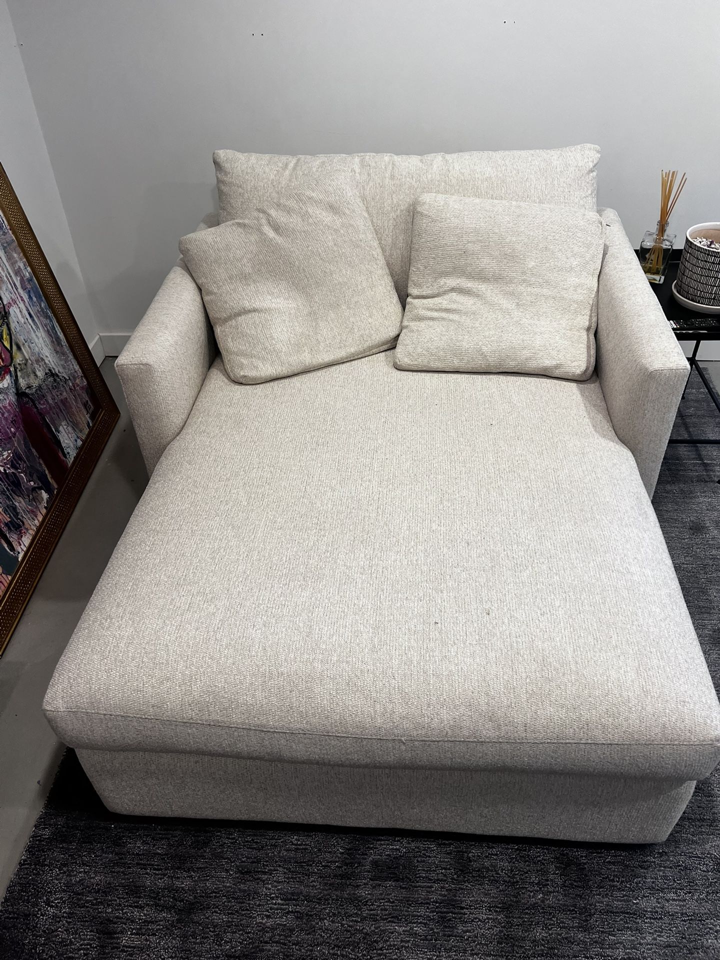 Crate & Barrel Chaise Lounger