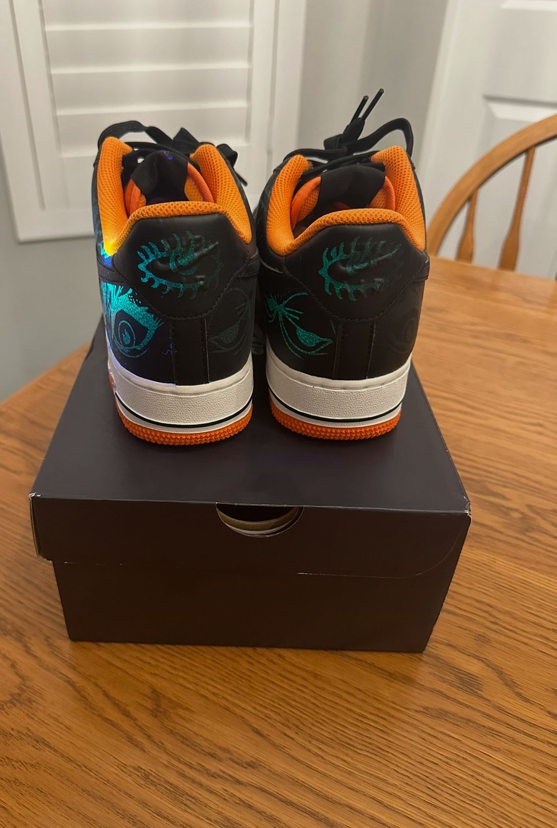 $100 FIRM - New Authentic Air Force 1 glow in the dark. Size 8.5 Men’s, Size 10 Women’s. Please pickup in the area of 36th Ave and Pinnacle peak with