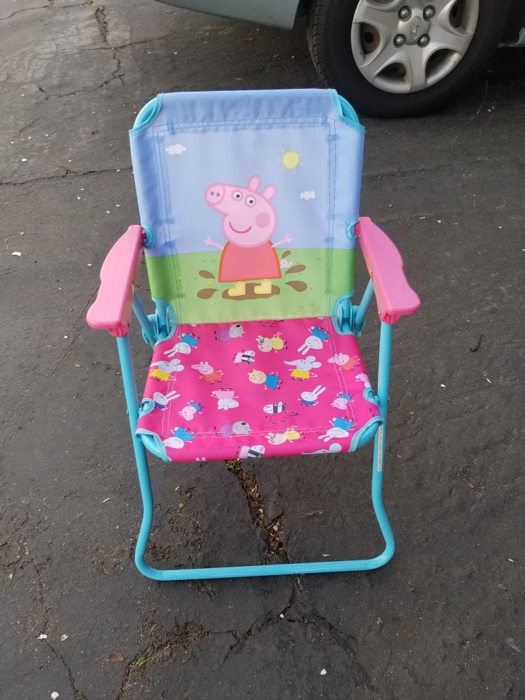 Peppa pig kids folding chair
