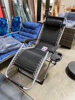 New Zero Gravity Chaise Lounge Chair Outdoor Reclining Camping Lounge Chair Lawn Chairs