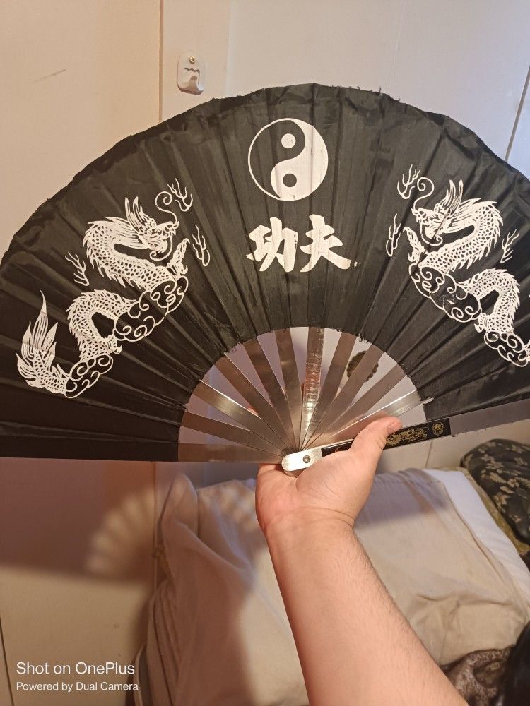 Metal Tai Chi Hand Fan