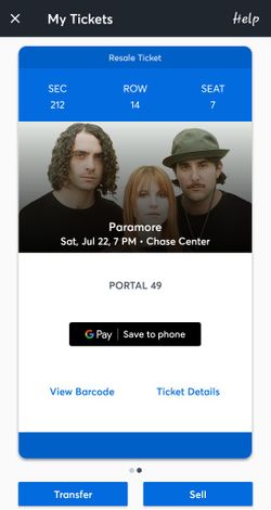 Paramore Tickets 7/22