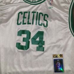 Paul Pierce Jersey and Card