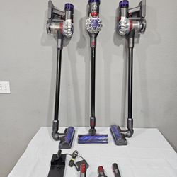 dyson v8 absolute cordless stick vacuum cleaner nickel chrome v8-15