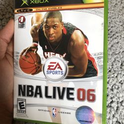 NBA Live 06 EA Sports Classic Xbox Game